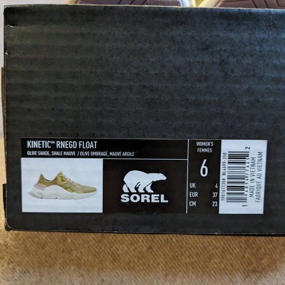 Sorel WOMEN'S KINETIC™ RNEGD FLOAT SNEAKER-Size 6 - Picture 2 of 8